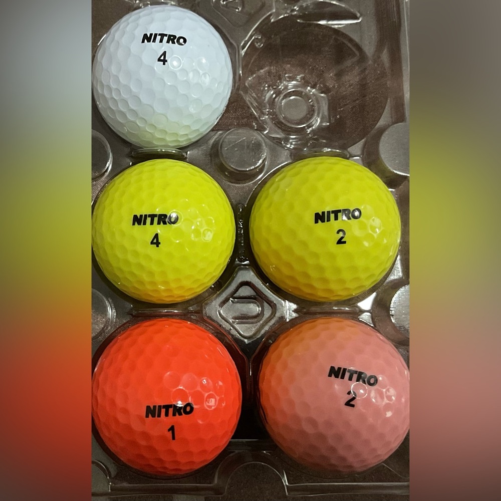 Nitro Golf balls set of 5